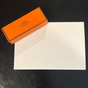 Hermes lipstick Box and Card